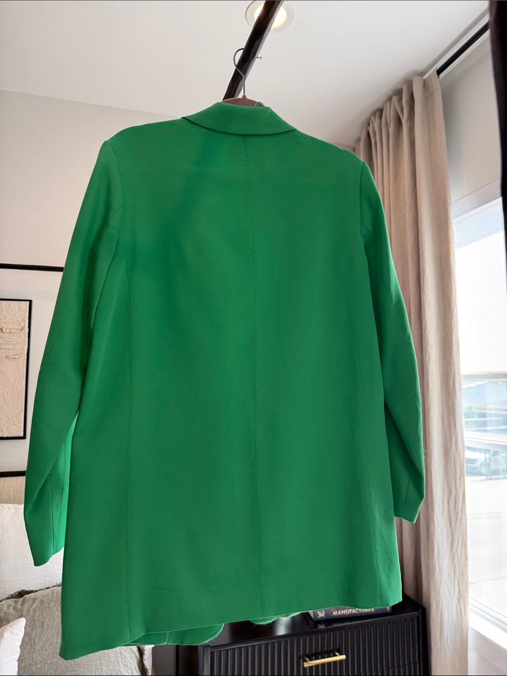 Zara Bright Green Tailored Blazer - Picture 2 of 2